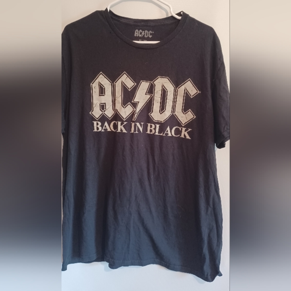 AC/DC Back in Black 100% Cotton T-Shirt